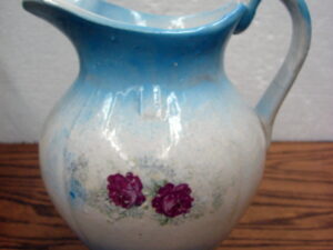 Antique Albany Slip Minnesota Stoneware Red Wing MN Wide Mouth Jug Marked, Moose-R-Us.Com Log Cabin Decor