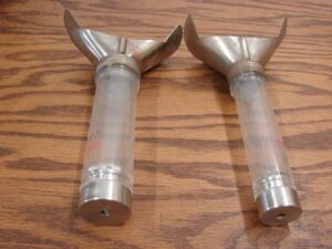 Antique Abbott Coin Counter Sorter Tubes Nickles/Quarters Pennies/Dimes