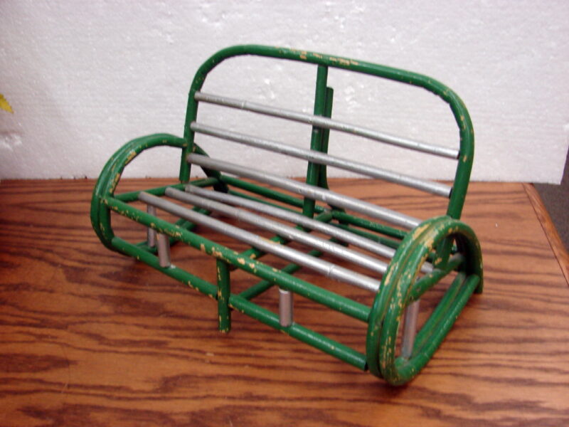 Vintage Bent Wood Adirondack Toy Wood Outdoor Furniture Set, Moose-R-Us.Com Antiques Collectibles Log Cabin Decor