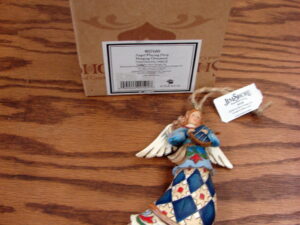 Jim Shore 2010 Angel Playing Harp Ornament New in Box