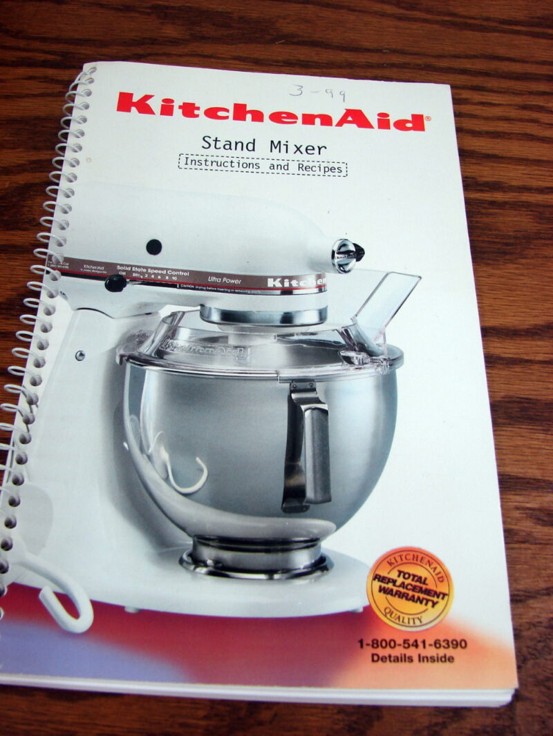 KitchenAid 5 Quart Stand Mixer Instruction Manual, Moose-R-Us.Com Antiques Collectibles Log Cabin Decor