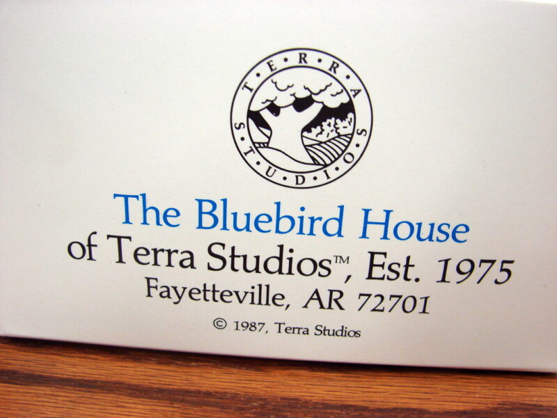 Cobalt Glass Bluebird of Happiness 1992 Leo Ward Signed Dated Original Box, Moose-R-Us.Com Antiques Collectibles Log Cabin Decor