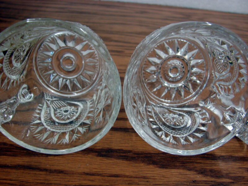 Antique Original Box 1920 LE Smith Slewed Horseshoe Punch Bowl Cups 19 Pc Set, Moose-R-Us.Com Antiques Collectibles Log Cabin Decor