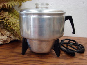 Vintage 3 Part Mirro Atomic Electric Popcorn Popper 9224 Original w/ Heat Coil