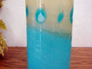 Vintage Murano Glassware Hand Blown Art Glass Ocean Beach Themed Vase