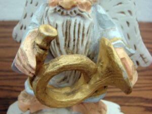 Retired David Frykman Collection Coyne's The Oldest Angel Playing French Horn