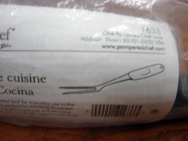 Brand New The Pampered Chef 1633 Ergonomic Kitchen Serving Fork, Moose-R-Us.Com Log Cabin Decor