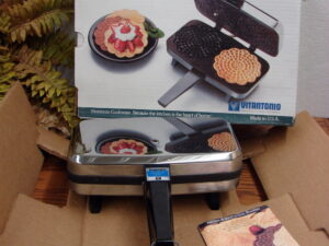 CucinaPro Pizzelle Maker Non-stick Electric Cookie Baker 220-02, Moose-R-Us.Com Log Cabin Decor