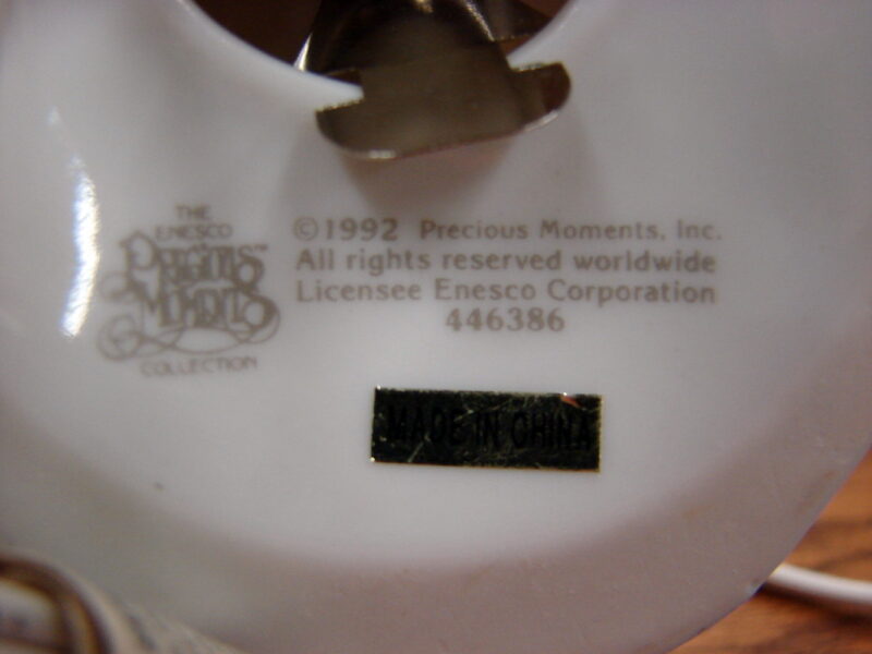 Vintage Precious Moments Night Light Noah&#8217;s Ark w/ Animals, Moose-R-Us.Com Antiques Collectibles Log Cabin Decor