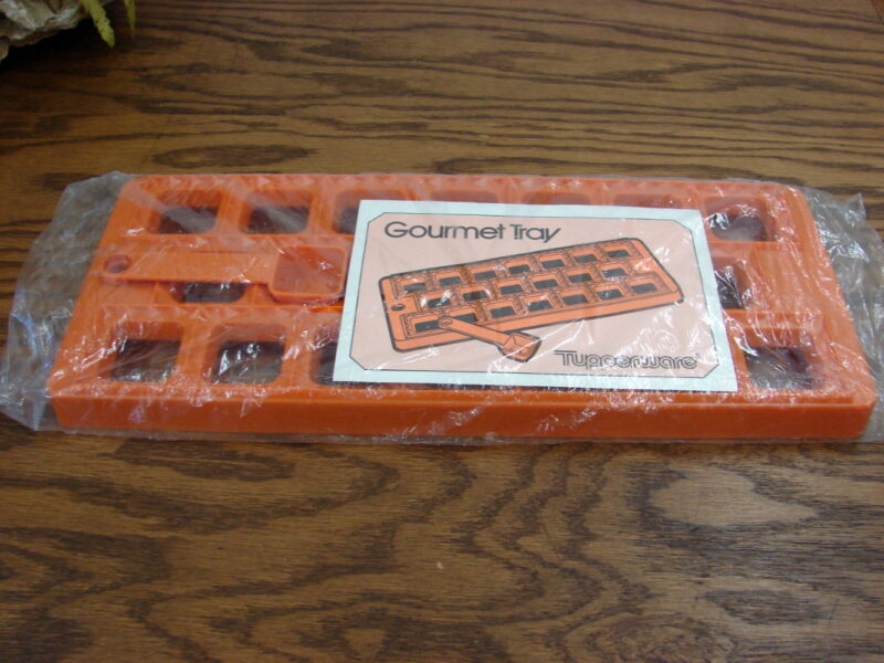 Brand New Vintage Tupperware Harvest Orange Gourmet Tray Ravioli Maker, Moose-R-Us.Com Log Cabin Decor