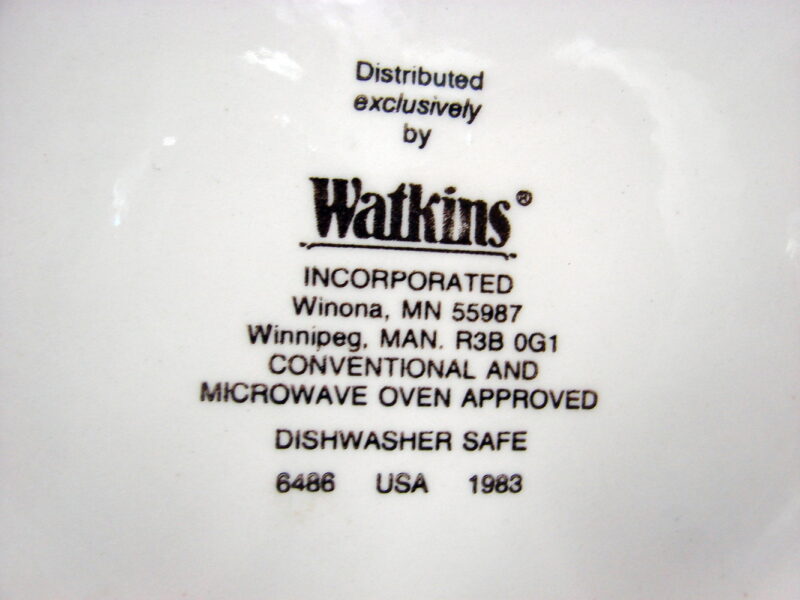 Watkins Raspberry Recipes Vintage Watkins Recipe Pie Plate Danish Raspberry Cream Pie #6486 ...