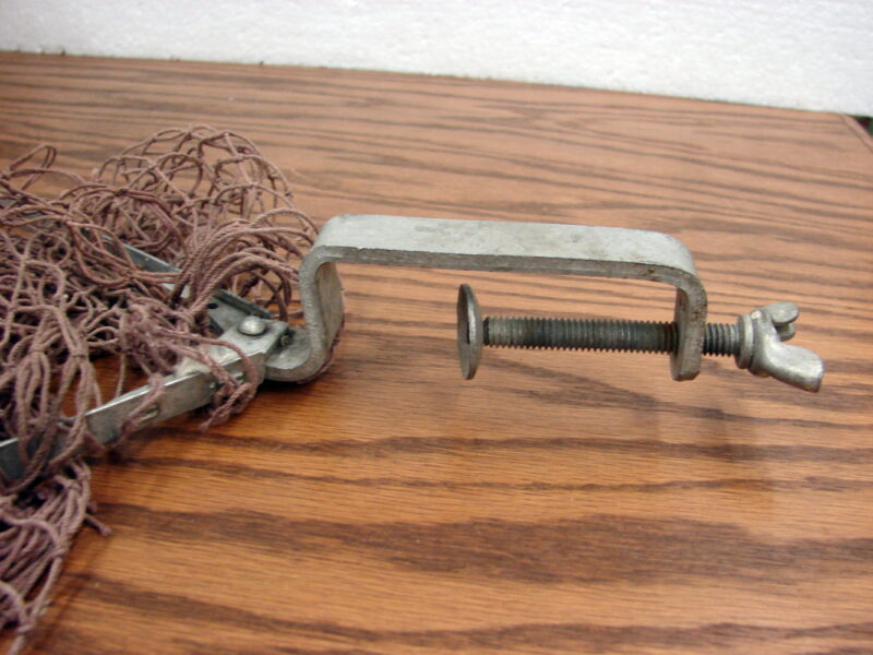 Vintage Fish Trap Fishing Net Collapsible Side Connect Brown Boat Attach, Moose-R-Us.Com Antiques Collectibles Log Cabin Decor