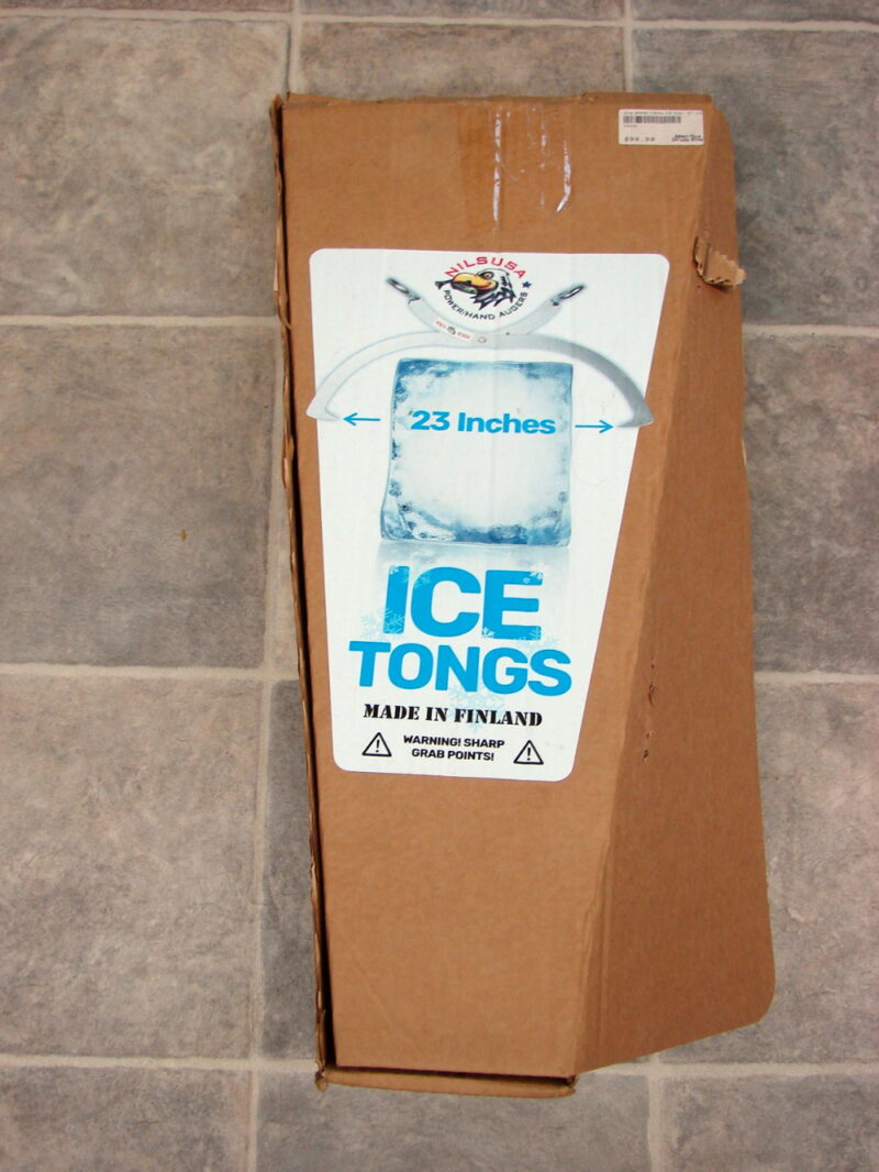 Brand New Nils Ice Harvesting Tongs Made in Finland Fishing Ice House, Moose-R-Us.Com Antiques Collectibles Log Cabin Decor