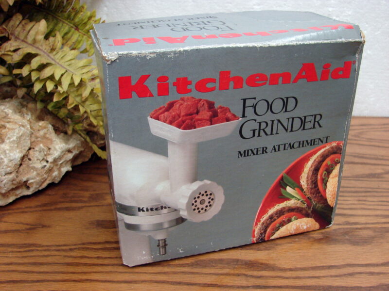 KitchenAid Classic 10 Speed Stand Mixer Tilt Head Food Grinder Sausage Stuffer Attachments, Moose-R-Us.Com Antiques Collectibles Log Cabin Decor