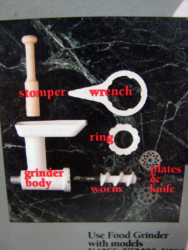 KitchenAid Classic 10 Speed Stand Mixer Tilt Head Food Grinder Sausage Stuffer Attachments, Moose-R-Us.Com Antiques Collectibles Log Cabin Decor