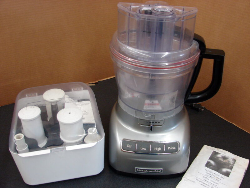 KitchenAid Food Processor 13 Cup System KFP1333 Complete Tested Working, Moose-R-Us.Com Antiques Collectibles Log Cabin Decor