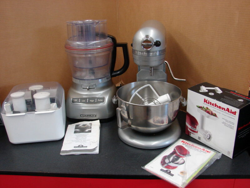 KitchenAid Food Processor 13 Cup System KFP1333 Complete Tested Working, Moose-R-Us.Com Antiques Collectibles Log Cabin Decor