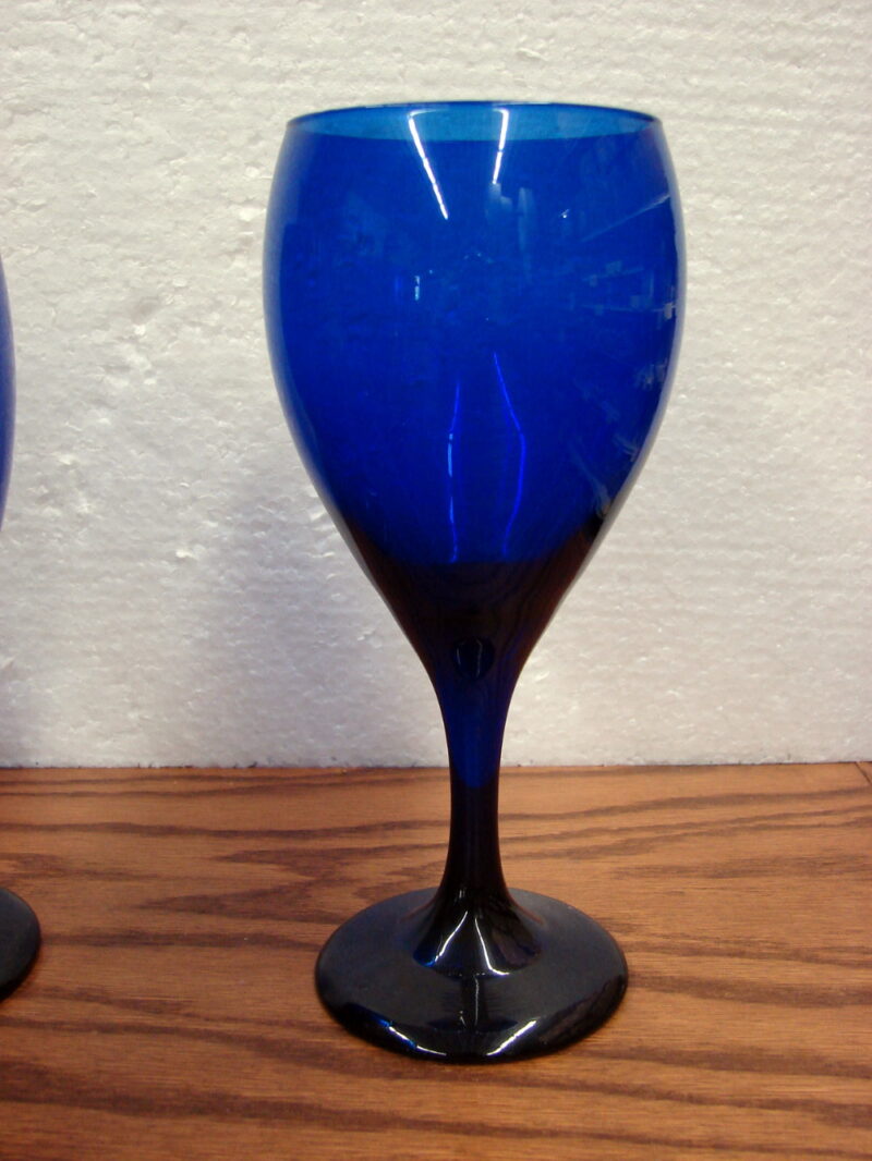 Set/6 Vintage Libbey Classic Cobalt Blue Premiere Ice Tea Water Glasses, Moose-R-Us.Com Antiques Collectibles Log Cabin Decor