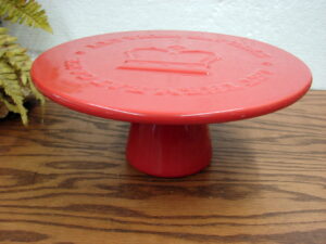 Vintage Gorgeous LE Smith Glass Quintec Pedestal Cake Stand Display, Moose-R-Us.Com Antiques Collectibles Log Cabin Decor