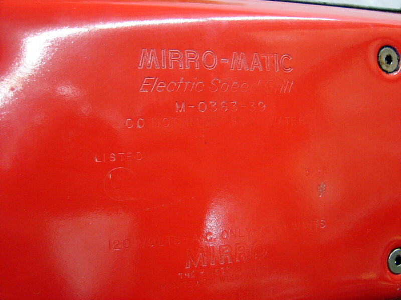 Vintage Mirro Matic Red Whiz Grid Speed Grill Sandwich Press Fast Heat, Moose-R-Us.Com Antiques Collectibles Log Cabin Decor