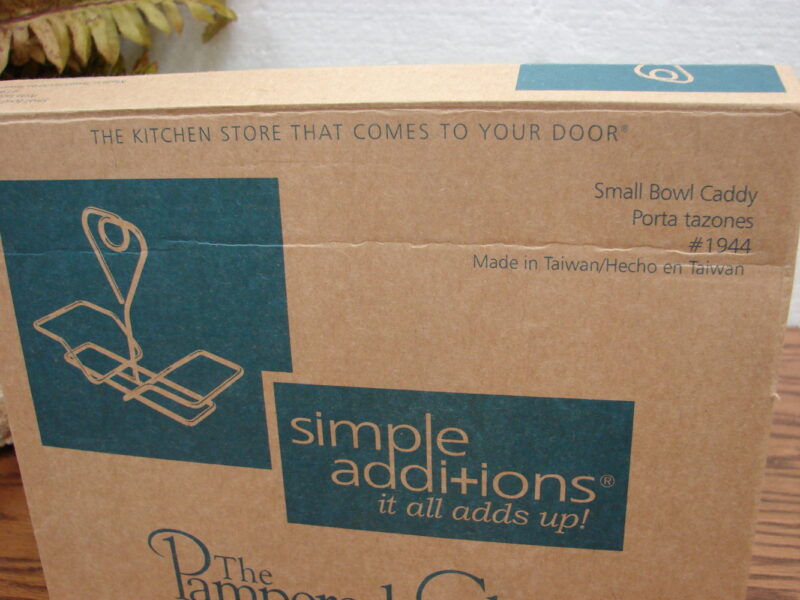 Brand New Pampered Chef Simple Additions Black Small Bowl Caddy #1944, Moose-R-Us.Com Antiques Collectibles Log Cabin Decor