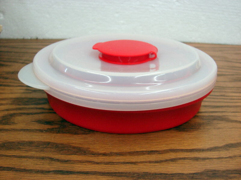 Pampered Chef Individual Size Microwave Popcorn Popper Maker #1457 Collapsible Silicone, Moose-R-Us.Com Antiques Collectibles Log Cabin Decor