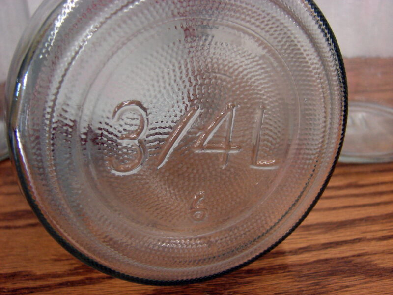Unusual Vintage Glass Canning Jar Locking Canisters w/ Spice of Life Lids, Moose-R-Us.Com Antiques Collectibles Log Cabin Decor