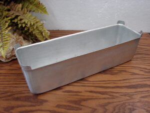 Vintage Wear-Ever Hallite Aluminum Pan With Copper Twist Handles Lid #2107, Moose-R-Us.Com Antiques Collectibles Log Cabin Decor