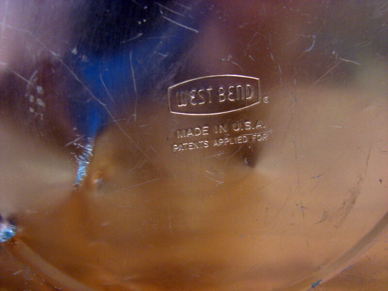 Vintage West Bend Paper Trash Can Rose Copper Tone Large, Moose-R-Us.Com Antiques Collectibles Log Cabin Decor