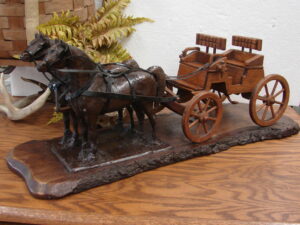Life Size Wood Carved Swan Unknown Maker Distressed 31&#8243; Long, Moose-R-Us.Com Antiques Collectibles Log Cabin Decor