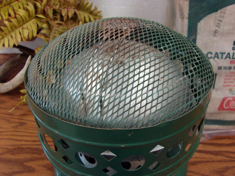 Vintage Coleman Catalytic Heater Model 511A700 5000 BTU Patio Porch Camp, Moose-R-Us.Com Antiques Collectibles Log Cabin Decor