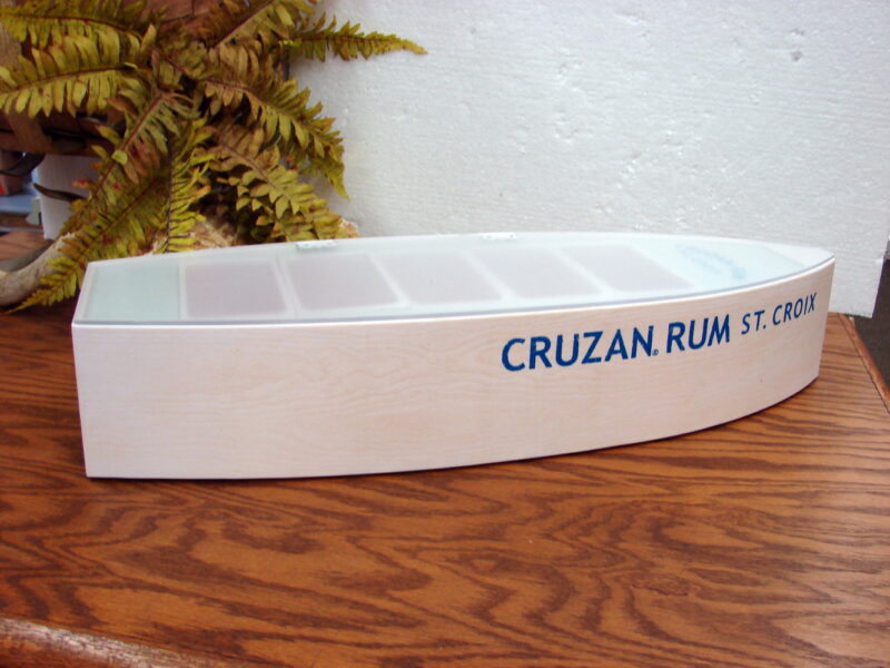 Bar Ware Cruzan Rum St Croix Boat Condiment Bar Drink Garnishes 5 Compartments w/ Lid, Moose-R-Us.Com Antiques Collectibles Log Cabin Decor