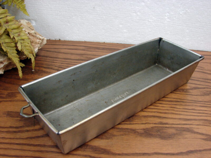 Vintage Ekcoloy Silver Beauty Cake Meat Loaf 13&#8243; USA Pan, Moose-R-Us.Com Antiques Collectibles Log Cabin Decor