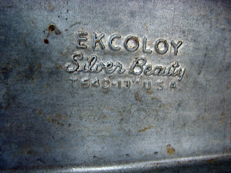 Vintage Ekcoloy Silver Beauty Cake Meat Loaf 13&#8243; USA Pan, Moose-R-Us.Com Antiques Collectibles Log Cabin Decor