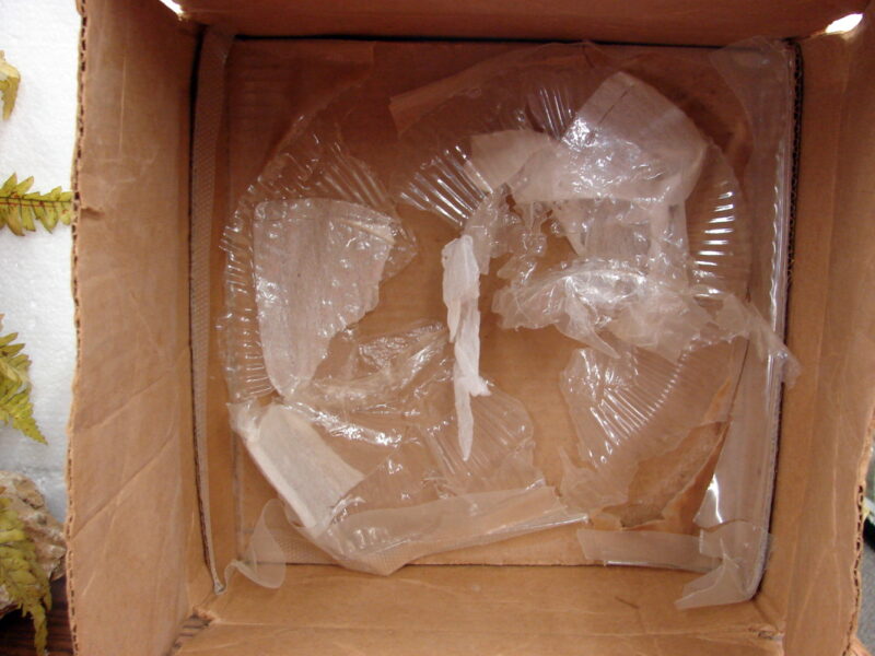 Vintage Like New Kromex Chrome Glass Hors d&#8217;oeuvres Lazy Susan Set Original Box, Moose-R-Us.Com Antiques Collectibles Log Cabin Decor