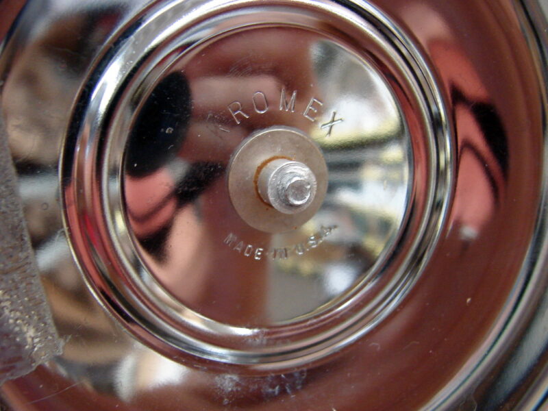 Vintage Like New Kromex Chrome Glass Hors d&#8217;oeuvres Lazy Susan Set, Moose-R-Us.Com Antiques Collectibles Log Cabin Decor