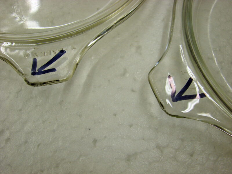 Chipped Vintage PYREX #470 Clear Lid Only for 471 472 473 Casserole As Is, Moose-R-Us.Com Antiques Collectibles Log Cabin Decor