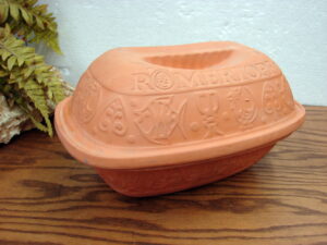 Vintage Romertopf Terra Cotta Clay Roaster Baker #109 West Germany