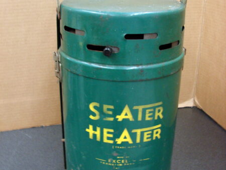 Vintage Seater Heater Hunting Ice Fishing Heating Stove Seat by Excel Co Complete