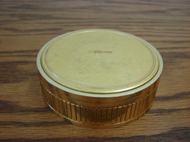 Vintage Brass Seiko Folding Travel Target Alarm Clock Coin Puck Shaped Japan, Moose-R-Us.Com Antiques Collectibles Log Cabin Decor