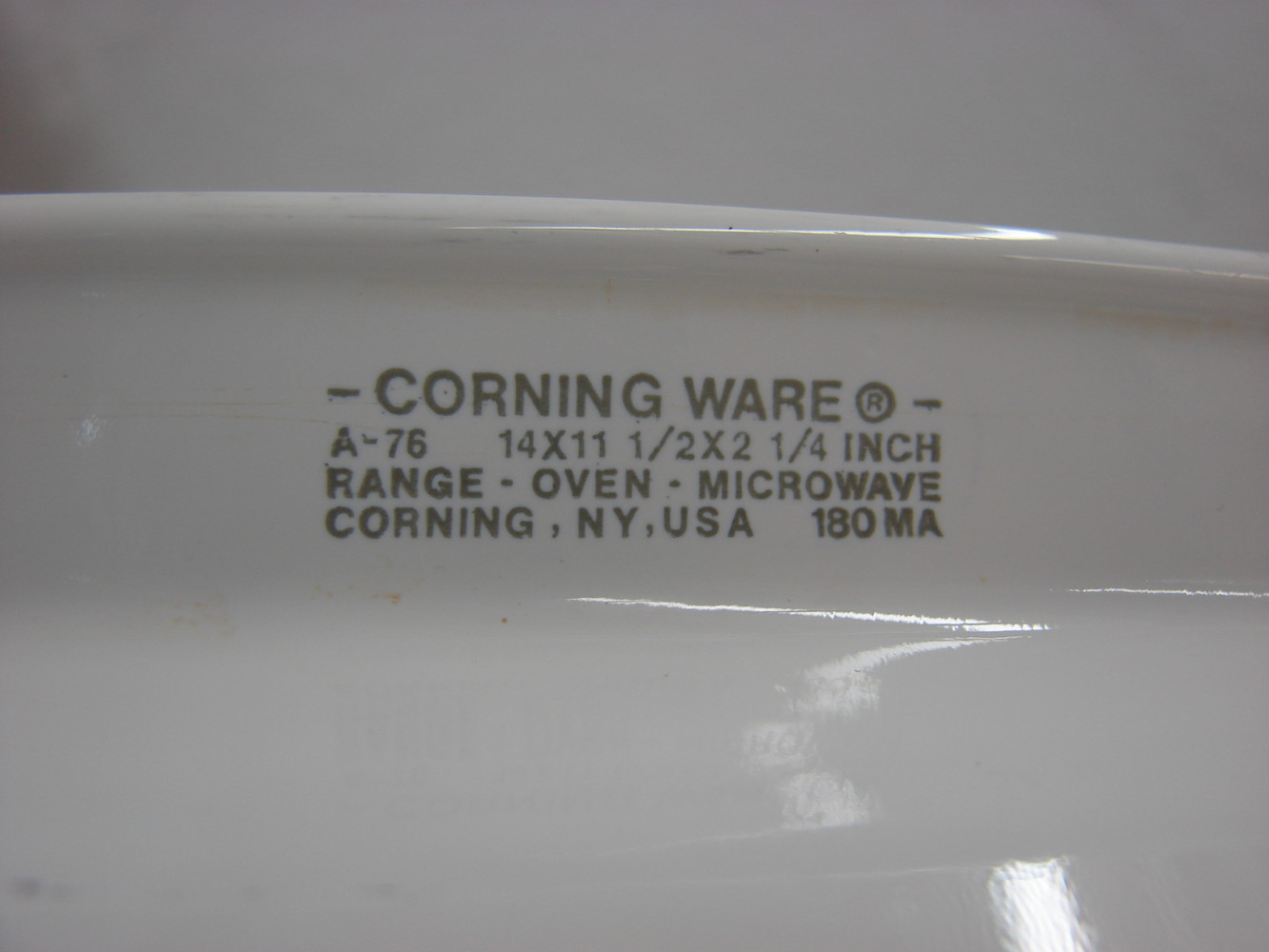 Vintage Corning Ware Spice of Life A-76 Large Open Roaster 14x12 - Image 3