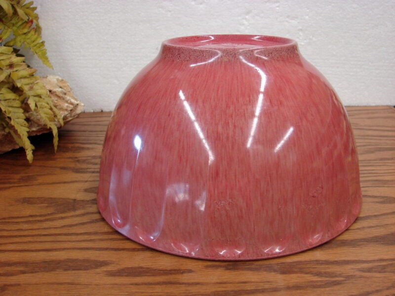 Vintage Boonton Ware Raspberry Confetti Splatter Thumbprint 511C 4 Qt, Moose-R-Us.Com Antiques Collectibles Log Cabin Decor