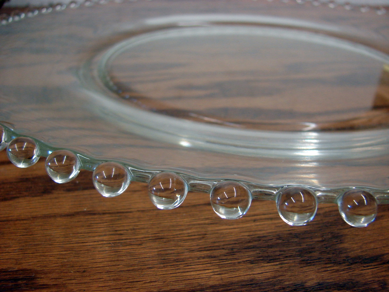 Vintage Imperial Glass Candlewick 14" Platter Serving Plate