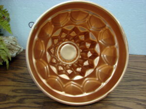 Vintage Savoy Aluminum Copper Tone Large Tower Jello Cake Mold