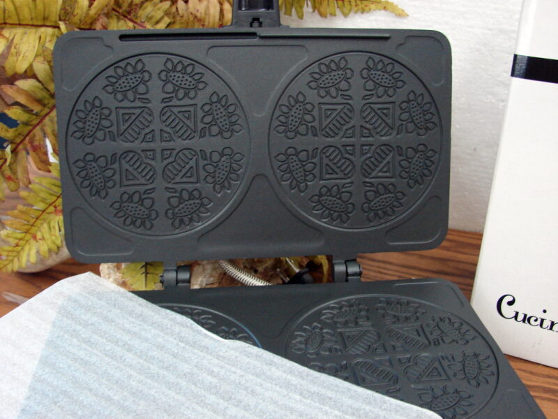Brand New CucinaPro Pizzelle Maker Non-stick Electric Cookie Baker 220-02 - Image 2