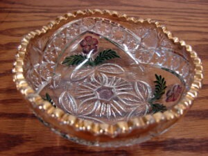 Vintage Darby Glass Crystal Taper Candle Holders New in Box, Moose-R-Us.Com Antiques Collectibles Log Cabin Decor