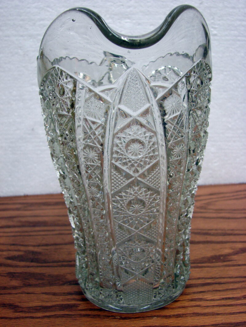 Gorgeous Vintage Imperial Glass Daisy Button 32 oz Water Pitcher Clear, Moose-R-Us.Com Antiques Collectibles Log Cabin Decor