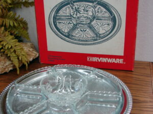 Anchor Hocking Savannah Clear Glass Pitcher Embossed Rose Flower, Moose-R-Us.Com Antiques Collectibles Log Cabin Decor