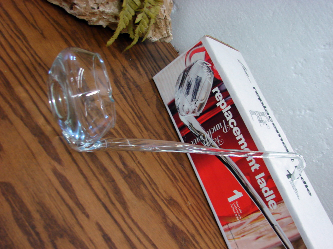 Brand New Libbey Crisa Festival Punch Bowl Replacement Glass Ladle - Image 2