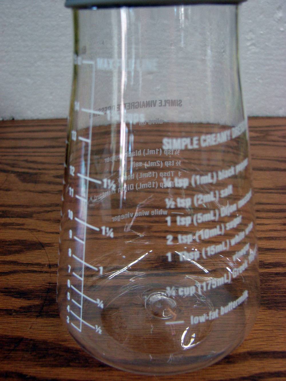 Pampered Chef 16 oz Salad Dressing Measure Mix Pour #100190 - Image 2